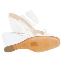 Maryam Nassir Zadeh Sandals Patent leather in White