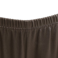 P.A.R.O.S.H. Silk trousers in light brown