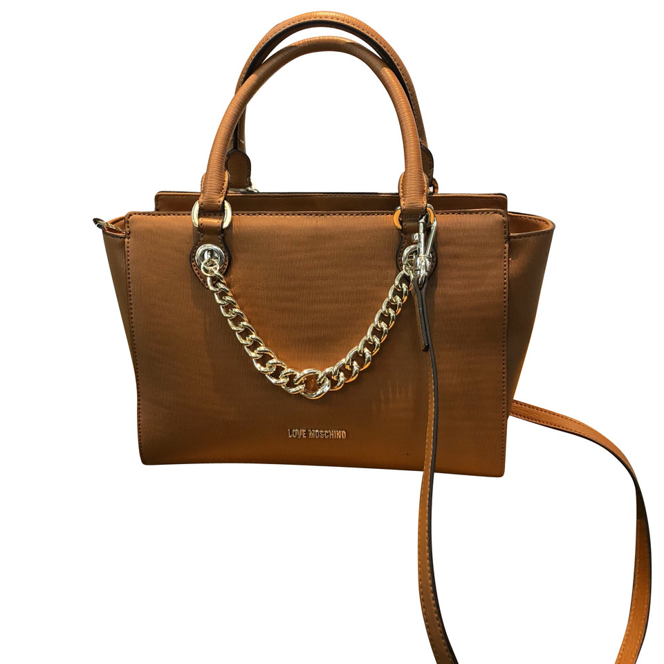 Moschino Love Handbag in brown