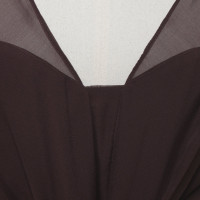 Diane Von Furstenberg Dress Silk in Bordeaux