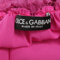 Dolce & Gabbana Robe top rose