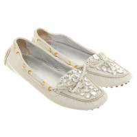 Car Shoe Loafers with semi-precious stones