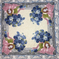 Christian Dior Scarf/Shawl Silk in Blue