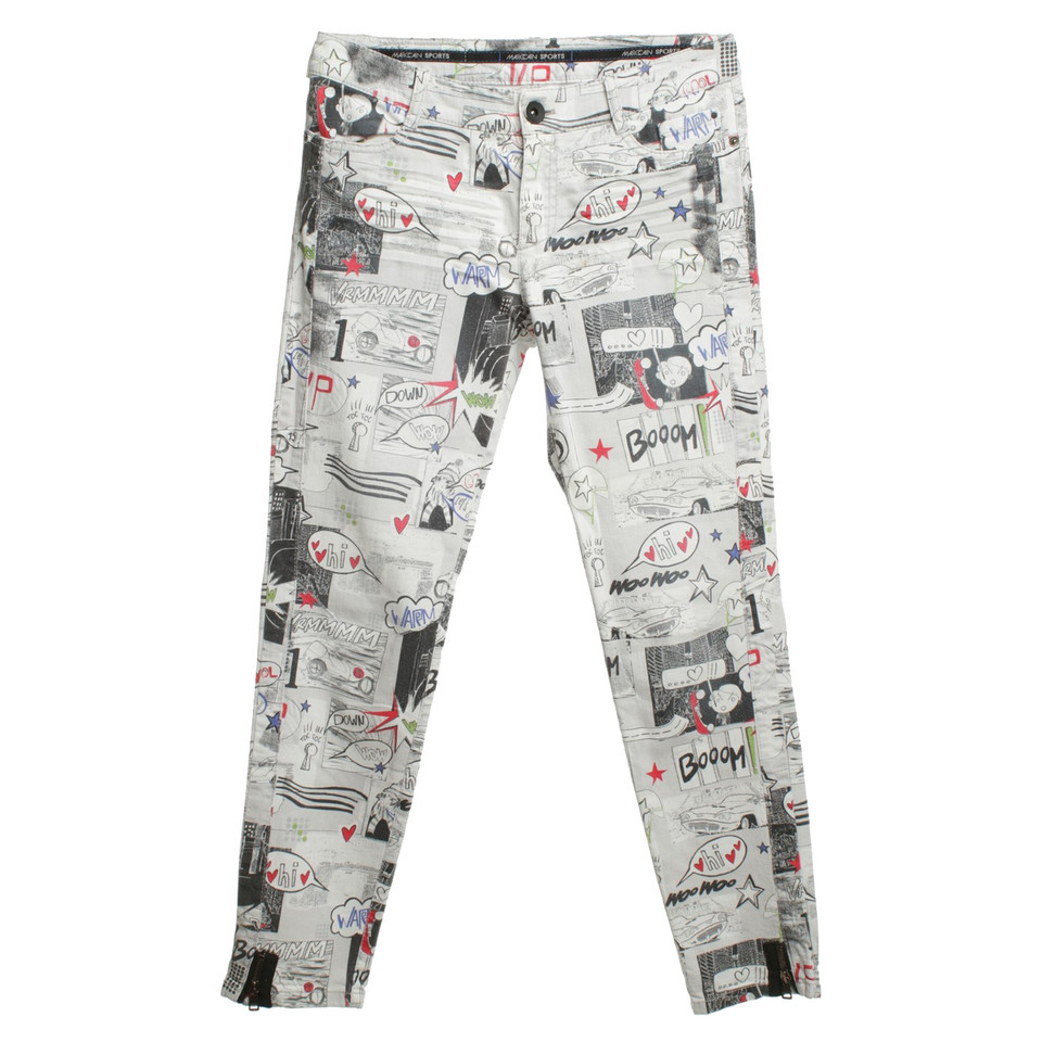 Marc Cain Jeans with comic pattern