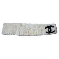 Chanel Scarf/Shawl Fur in White