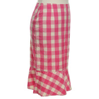 Moschino skirt with check pattern