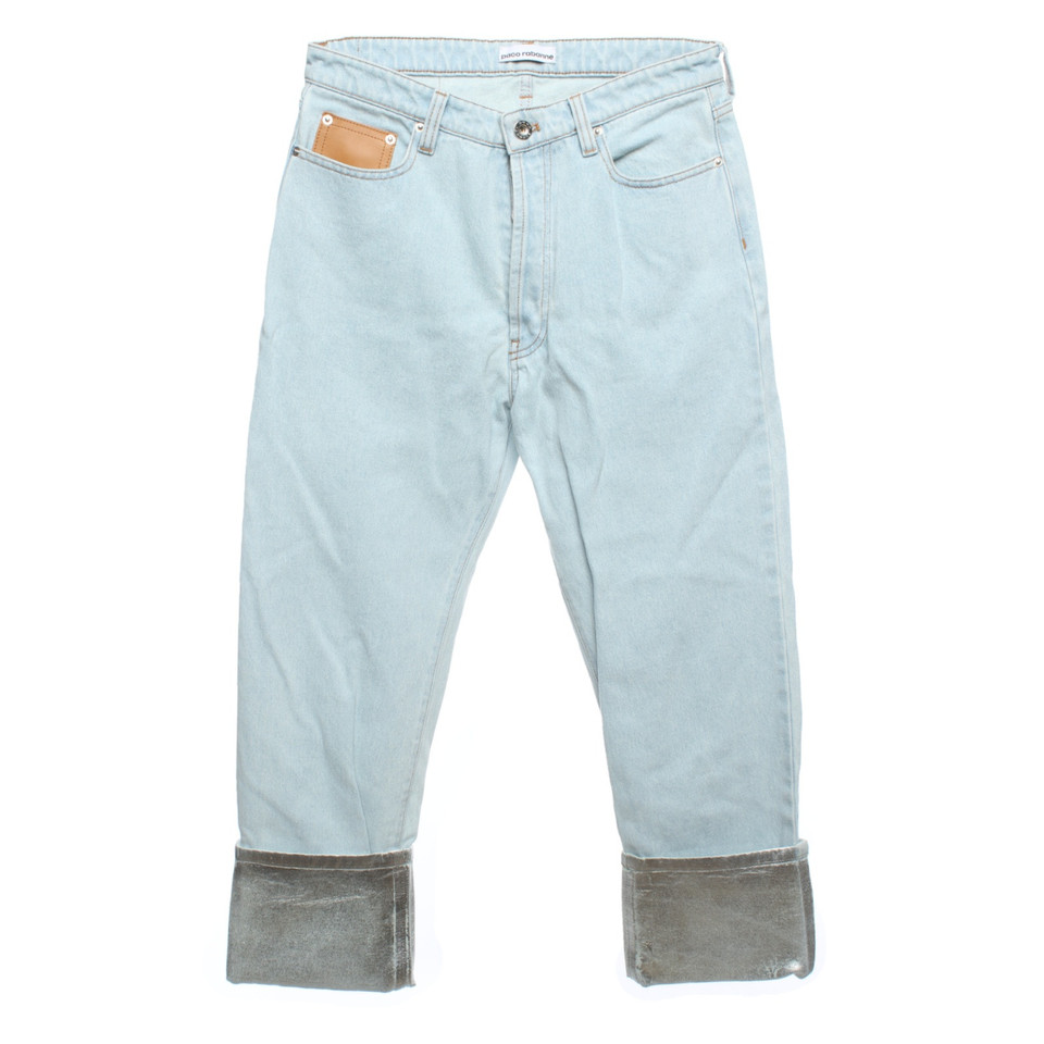 Paco Rabanne Jeans in Cotone in Blu