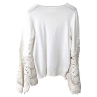 Chanel Crocheted lace sweater