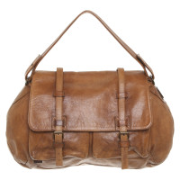 Belstaff Handtasche aus Leder in Braun