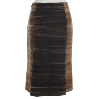 Prada 6-lanes-skirt in brown / blue