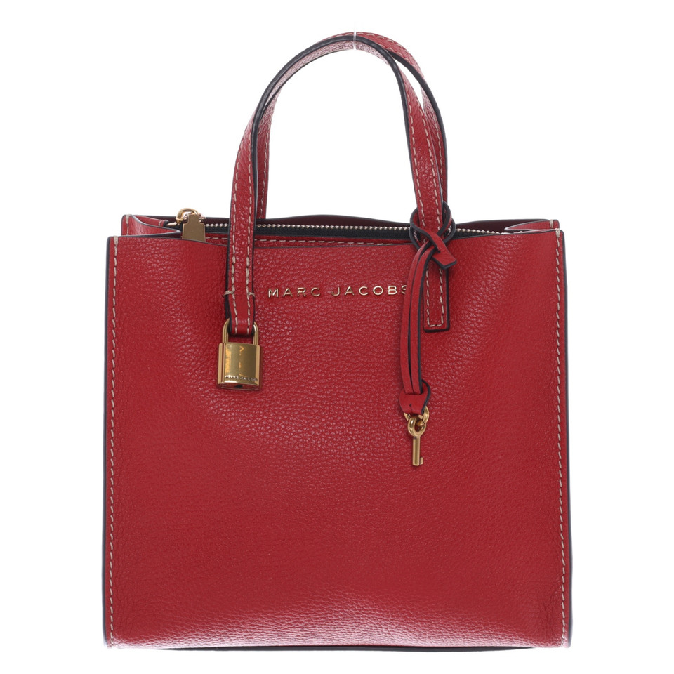 Marc Jacobs Handtasche aus Leder in Rot