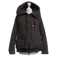 Moncler Jacke mit Kapuze in Khaki