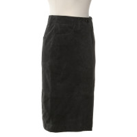 Reiss Skirt Leather in Grey