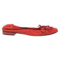 Kennel & Schmenger Slipper/Ballerinas aus Leder in Rot