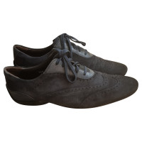Karl Lagerfeld Lace-up shoes Suede in Blue