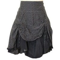 Stefanel mixed cotton and silk skirt