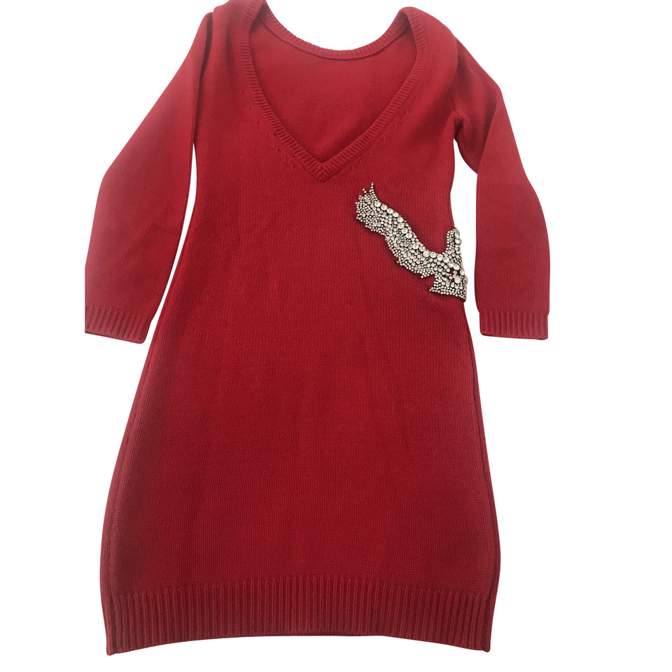 Ba&Sh Dress Wool in Red
