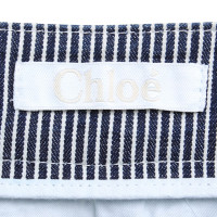 Chloé trousers in blue / white