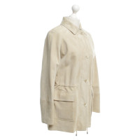 Loro Piana Leather jacket in beige