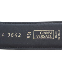 Gianni Versace Ledergürtel mit verzierter Schließe