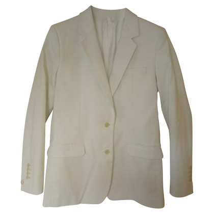 Helmut Lang Blazer in Cotone in Crema