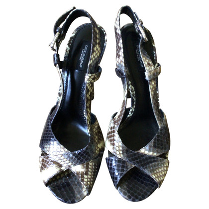 Dolce & Gabbana Chaussures compensées en Cuir