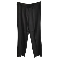 Escada Paio di Pantaloni in Seta in Nero