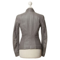 Armani Lederjacke in Grau