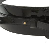 Gucci Belt Patent leather in Black
