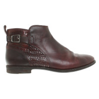 Ugg Australia Bottines en Cuir en Bordeaux