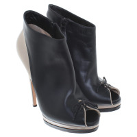 Casadei Ankle boots in black / beige