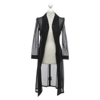 Dolce & Gabbana Manteau transparent en noir