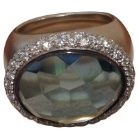 Pomellato Goudkleurige ring met steen