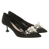 Miu Miu Pumps/Peeptoes in Schwarz