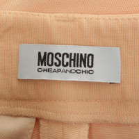 Moschino Pantalon couleur pêche