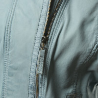 Oakwood Leather jacket in light blue