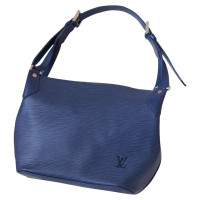 Louis Vuitton Handtasche aus Leder in Blau