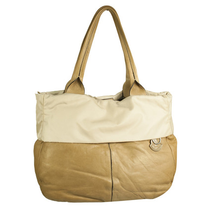 Moncler Tote bag Leather in Ochre