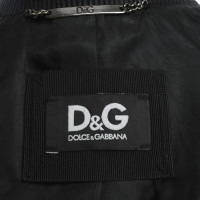 Dolce & Gabbana Giacca in pelle in Black
