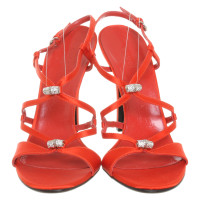 Gucci Sandals Leather in Red