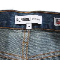 Re/Done Jeans Katoen in Blauw