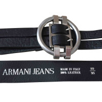 Armani Jeans leather belt