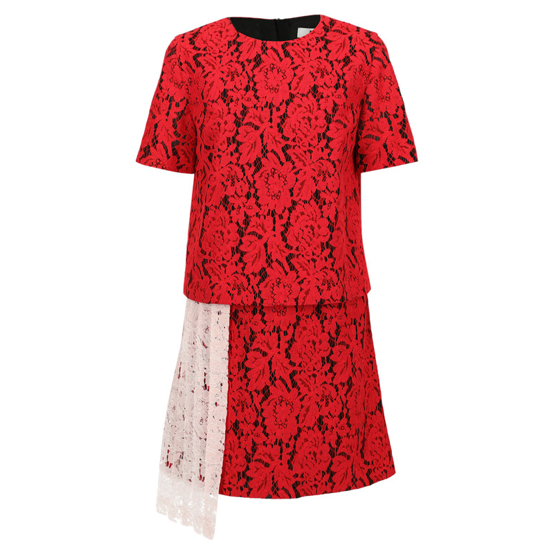 msgm red dress