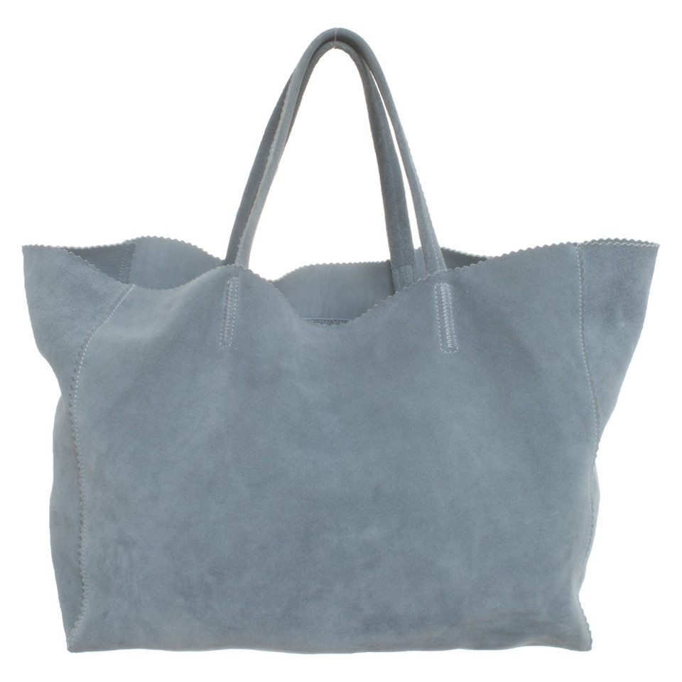 Giorgio Armani Shopper Leather in Blue