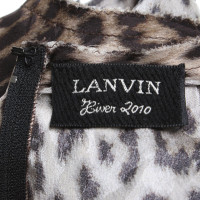 Lanvin Robe à motif léopard