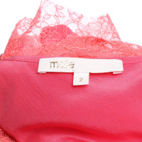 Maje Lace top in coral red