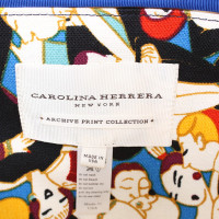 Carolina Herrera Beach bag with motif-print