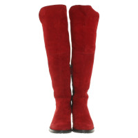 Kennel & Schmenger Boots Suede in Red