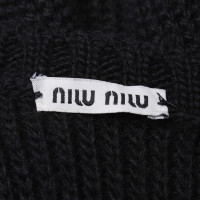 Miu Miu Knit dress in black