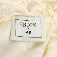 H&M (Designers Collection For H&M) Oberteil aus Seide in Creme
